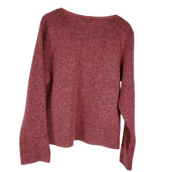 CP Shades Sausalito Wool Blend Pullover Sweater M/L Pink Red 46" Bust Long Sleev - Picture 6 of 11